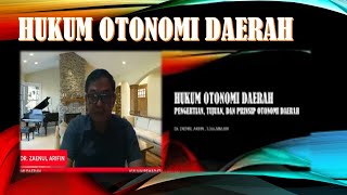 🔴FAKULTAS HUKUM : MATA KULIAH HUKUM OTONOMI DAERAH