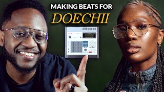 Making a Boom Bap Banger for DOECHII On The MPC 60!