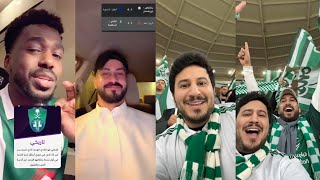 ردة فعل جماهير الأهلي بعد الفوز 😍| فالكون في الملعب 🦅💚