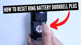How To Factory Reset Ring Battery Video Doorbell Plus