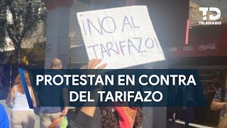 Usuarios protestan contra el \