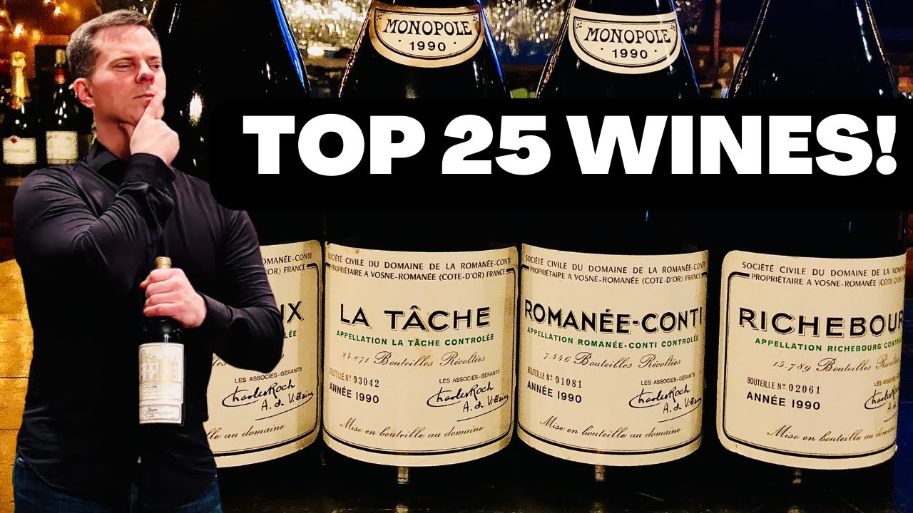 Wine Collecting: TOP 25 WINES Of 2022 (Part 1: Wines No. 11-25) - YouTube