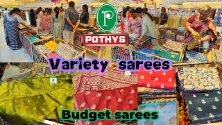 Pothys, CBE . Basket sarees.variety sarees.cotton silk.new arrivals. restocked sarees.Budget sarees