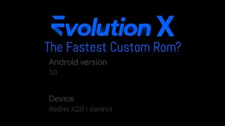 Redmi k20 Running Evolution X rom | The Fastest Fingerprint Scanner | Custom Rom for Redmi k20