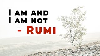 I am and I am not - Rumi
