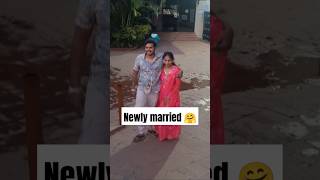 Don't miss the end🤣Newly Married v/s After 5 Years of Marriage 🤪 #shorts #trending #viral