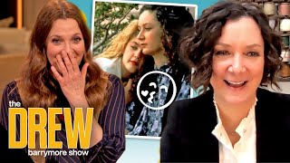 Sara Gilbert Confesses Her First Girl Kiss Was with Drew on the Poison Ivy Set