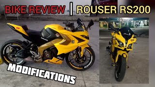 My Rouser RS200 BIKE REVIEW | MODIFIED | EP 25