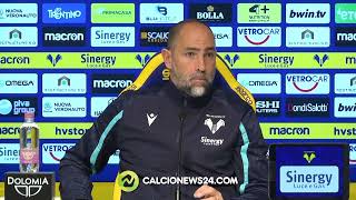 Conferenza stampa Tudor pre Inter-Verona: “Anche a San Siro andremo al massimo”