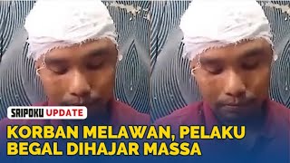 Pelaku Begal Dihajar Massa di Palembang, Pelaku Sempat Dipukul Helm oleh Korban yang Melawan