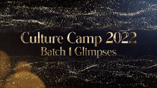 Batch 1 Glimpses | Culture Camp 2022 | ISKCON Samskriti