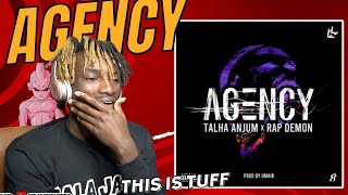 AGENCY - Talha Anjum x Rap Demon | This goes crazy🔥🔥| Kala Jatt React