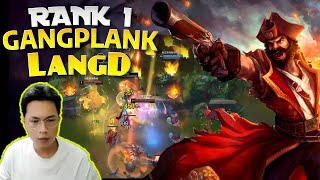 🔴 LangD Rank 1 Gangplank vs Ahri - Best Gangplank Guide