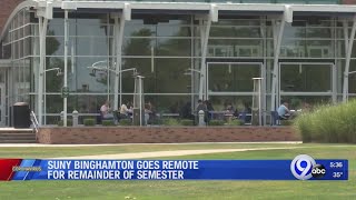 SUNY Binghamton goes remote for remainder of semester