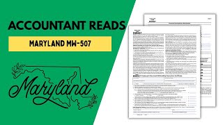 Mastering Your Maryland Tax Withholding: The MW507 Form Explained