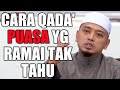 CARA GANTI PUASA YANG RAMAI TAK TAHU | Ustaz Wadi Annuar