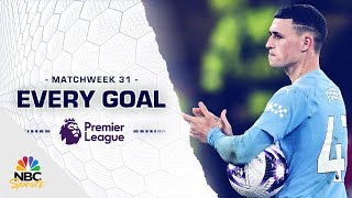 Every Premier League goal from Matchweek 31 (2023-24) | NBC Sports