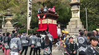 常石車 常石神社宮入り