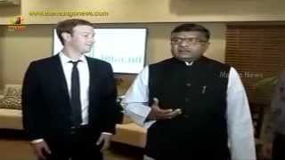 Facebook CEO Mark Zuckerberg meets Union Minister Ravi Shankar Prasad