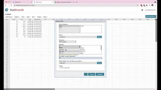 StatCrunch - Computing statistics