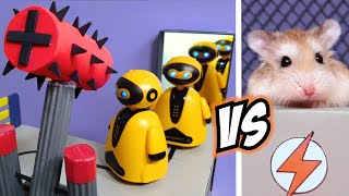 Major HAMSTER vs CAT in ROBOT BATTLE