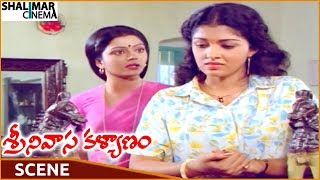 Srinivasa Kalyanam Movie || Bhanupriya & Gautami Emotional Conversation Scene || Venkatesh, Gautami