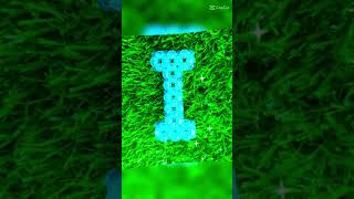 Shorts - 10. পুঁতির ইংরেজি অক্ষর। Beaded Alphabet / Letter. By kh Tahmina.