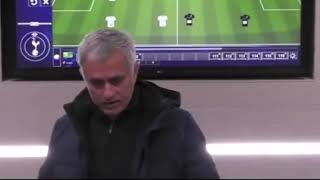 Mourinho VERY ANGRY team talk at half-time. It led to Tottenham win!