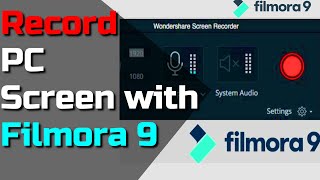 How to record screen with filmora 9 | filmora9 screen recorder tutorial