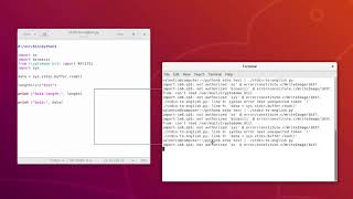 What happened when I forgot to remove the empty space before #!/usr/bin/python3