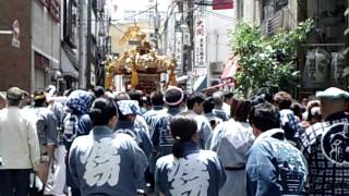 ２０１３年　銀杏岡八幡神社　町内神輿渡御