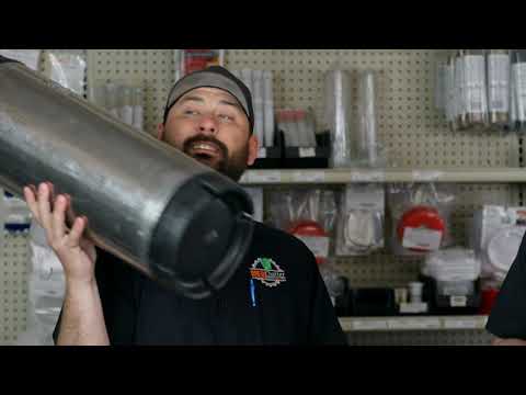 How many beers are in a half keg?