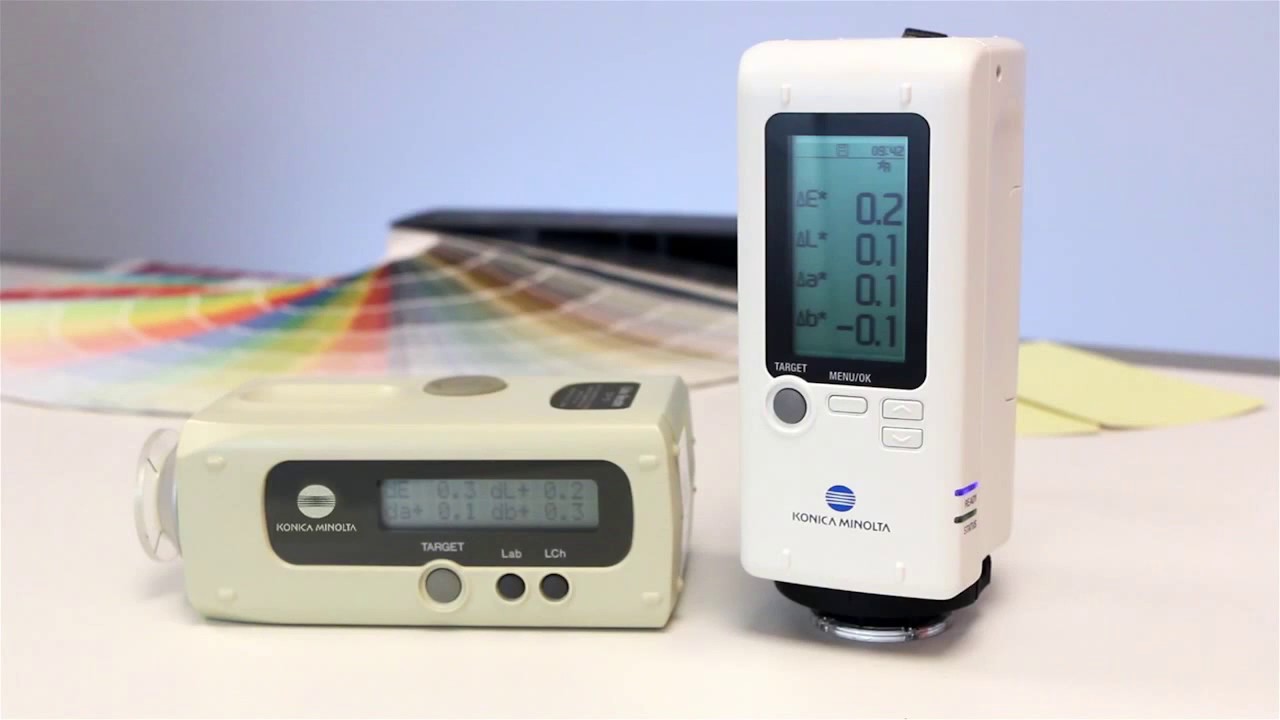 CR 10 Color Reader Konica Minolta Sensing HD - YouTube