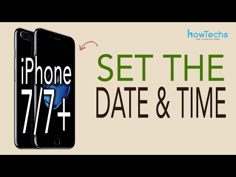 iPhone 7/iPhone 7 - How Set the Date and Time/Timezone
