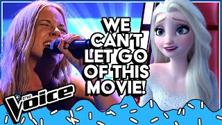 10 AMAZING 🤩 FROZEN ❄️ covers on The Voice!