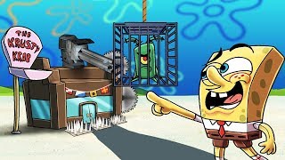 Minecraft Secret Rooms Challenge Escape Krusty Krab Evil Spongebob Exe - escape evil spongebob from krusty krab roblox horror story