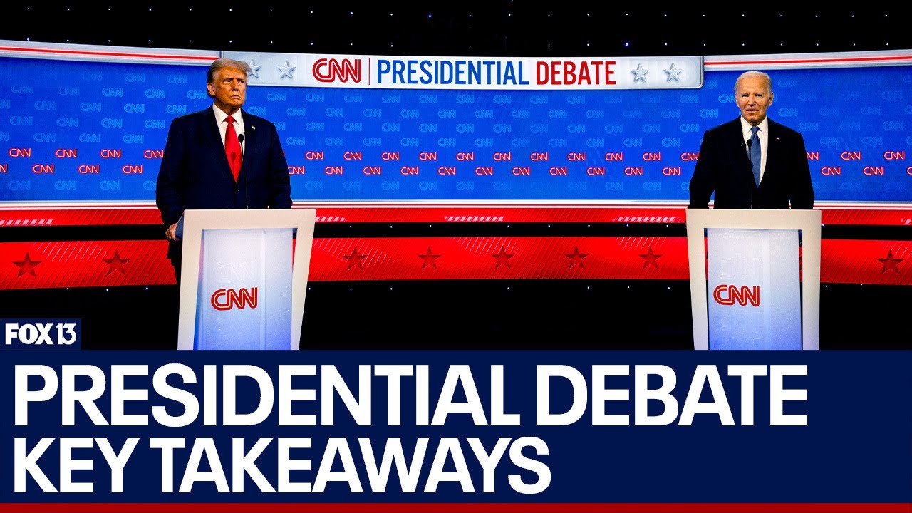 Trump, Biden Face Off In Historic 2024 Presidential Debate: Key ...