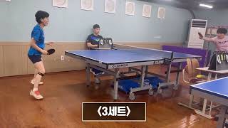 240724 탁구친선경기 2차전- 안난애(여7) vs 박신희(여5)