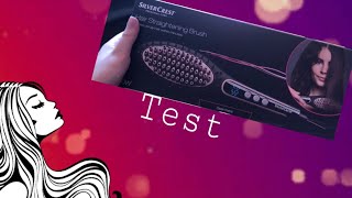 Test szczotki prostującej SilverCrest Hair Straightening Brush