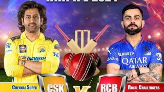 Csk vs Rcb Last. Ball Thriller Match 2024♥️👑#cricketlover #cricketshorts #crickviral #csk #rcb