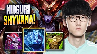 NUGURI IS A MONSTER WITH SHYVANA! - DK Nuguri Plays Shyvana TOP vs Gragas! | Season 2022