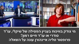 פרופ" איינהורן: השופט עמית התעלם מפסיקת ביהמ"ש המחוזי שאין ליו"ר וועדת הבחירות אפשרות לפסול את שיקלי