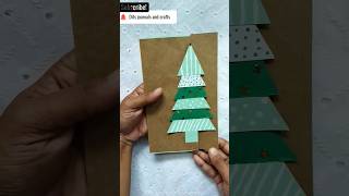 ഒരു aesthetic christmas card ഉണ്ടാക്കിയാലോ l #shortsfeed #diy #christmascraft #christmascard #crafts