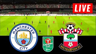 Man City vs Southampton | Carabao Cup 2023 | Live Football Match | Pes 21 Game