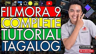 WONDERSHARE FILMORA 9 - QUICK START VIDEO EDITING TUTORIAL | TAGALOG