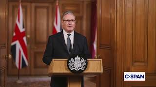 British Prime Minister Keir Starmer Statement on Iran Strikes