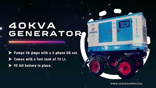 40 KVA Diesel generator | Ashok Leyland Generators - Genesis Poweronics