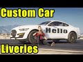 How To Make Custom Car Liveries - FiveM
