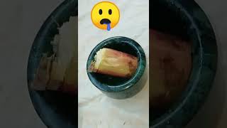 most satisfied crush ever|| Sugarcane crush #shorts #youtubeshorts #asmr #pestle crush #pestle