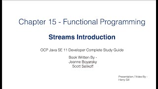 Functional Programming Part 7 - Java Streams - JavaCertification 11 Certification